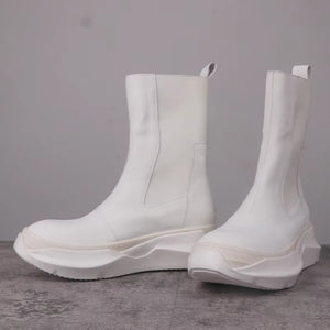 Platform Chelsea Black Men Boots