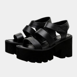 Platform Sandals Chunky Heel