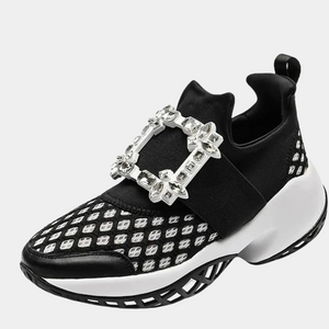 Platform Sneakers Black And White