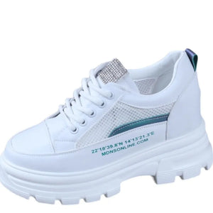 Platform Sneakers Women White