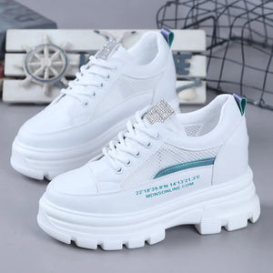 Platform Sneakers Women White