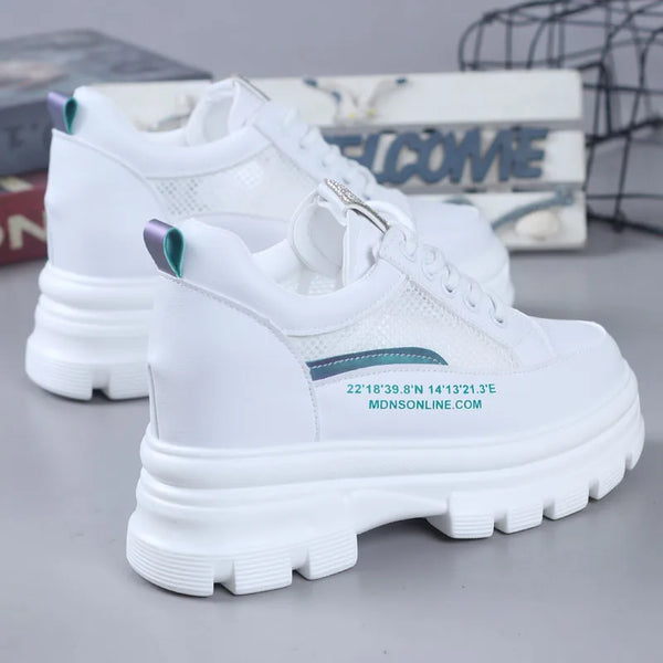 Platform Sneakers Women White