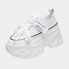 Platform White Chunky Sneakers