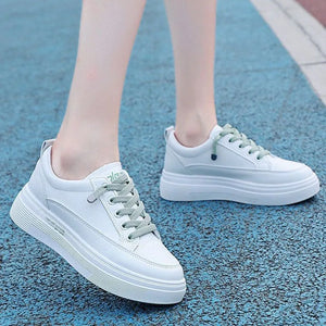 Platform White Womens Sneakers