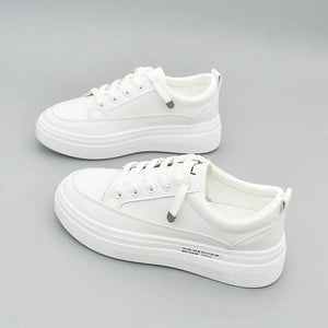 Platform White Womens Sneakers