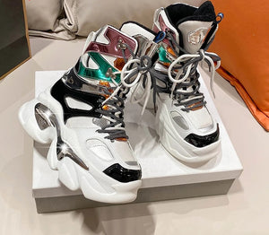 Platform Womens White Boots