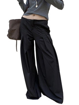 Pleated Baggy Pants