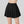 Pleated Black Skort