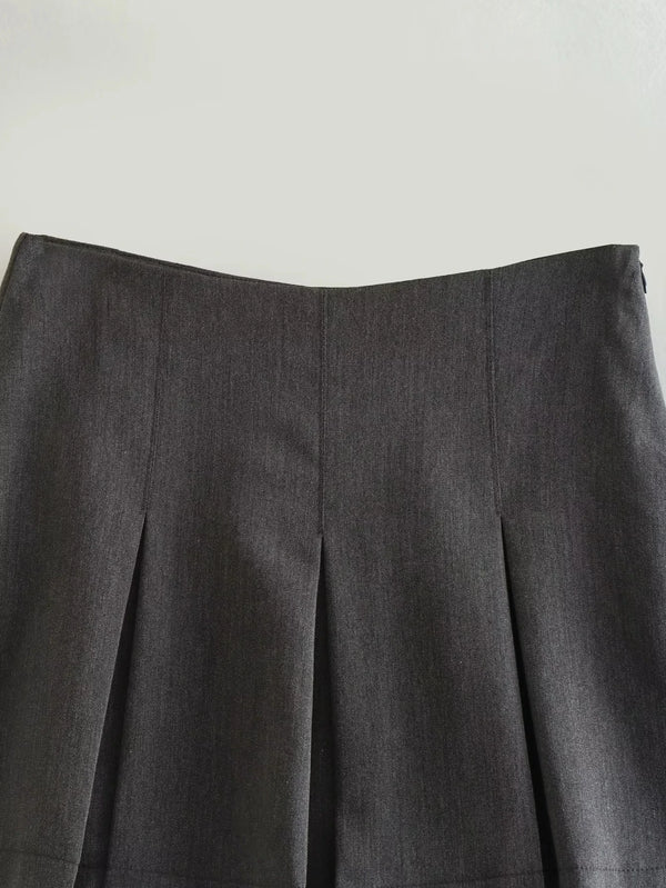 Pleated Cargo Mini Skirt | CYBER TECHWEAR®