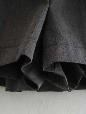 Pleated Cargo Mini Skirt