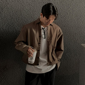 Pleated Design Casual Y2K Jacketvv