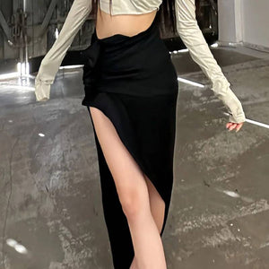 Pleated Goth Skirt Style