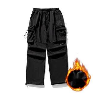 Pleated Large Pockets Cyberpunk Pants