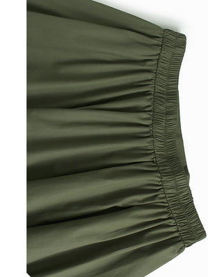 Pleated Shaped Y2K Skirt