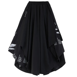 Pleated Skirt Pants