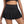 Pleated Skort Black - product view on white background