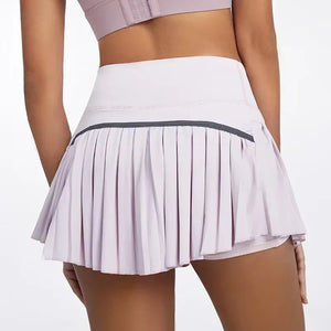 Pleated Skort Black