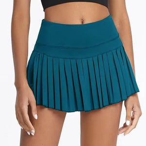 Pleated Skort Black