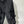 Black pleated harem pants in cotton with tassel detailing
