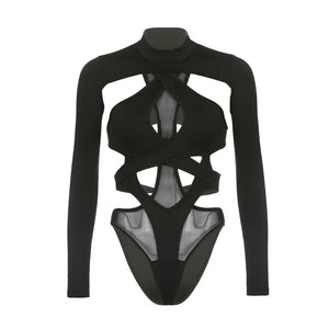 Plus Size Cut Out Bodysuit
