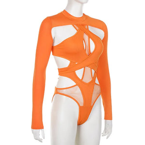 Plus Size Cut Out Bodysuit