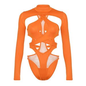 Plus Size Cut Out Bodysuit