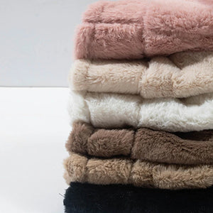 Plush Warm Bucket Hat