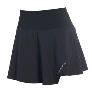 Pocket Pleated Black Skort