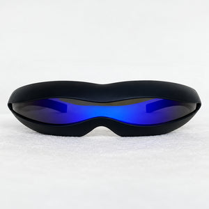 Polarized sport cyberpunk glasses with polycarbonate wrap frame