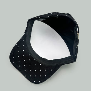 Polka Dot Embroidered Hats Y2K