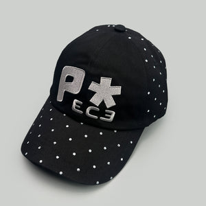 Polka Dot Embroidered Hats Y2K