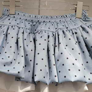 Polka Dot Printed Y2K Mini Skirt