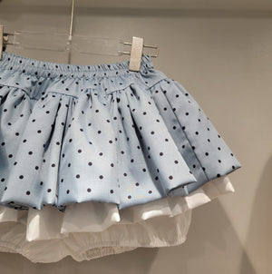 Polka Dot Printed Y2K Mini Skirt