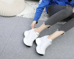 Popular White Platform Sneakers
