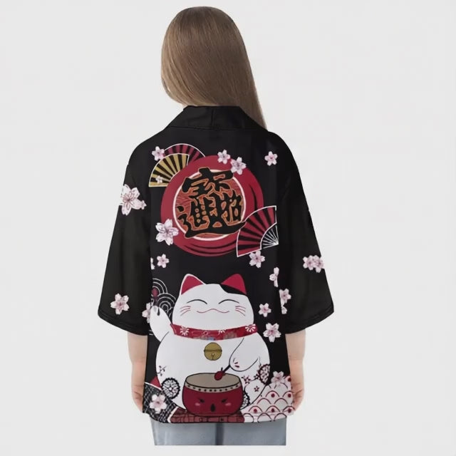 Techwear Kimono Women Neko