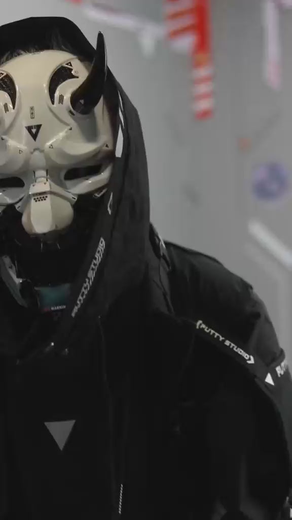 Cyberpunk oni mask