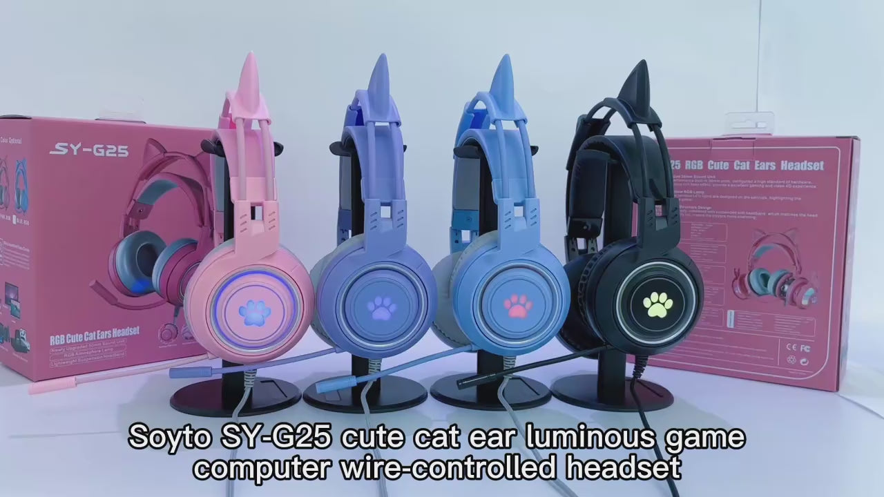 Cat Ear Gaming Cyberpunk Headset — photo 11