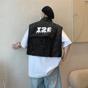 Printed Tactical Cargo Vest