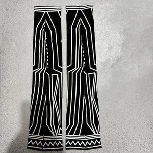 Printed techwear arm sleeves in polyester, one size