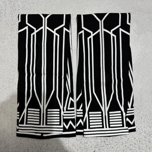 Printed techwear arm sleeves in polyester, one size