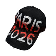 Chapeau de mode Y2K imprimé