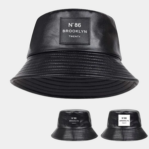 Pu Leather Bucket Hats