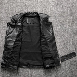 PU Leather Cargo Vest