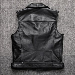 PU Leather Cargo Vest