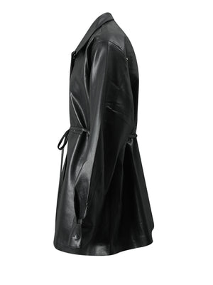 PU Leather Jacket Women Black