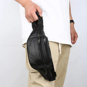PU Leather Men Crossbody Sling Bag