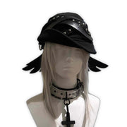 PU Leather Techwear Beret