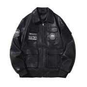 Veste Techwear en cuir PU