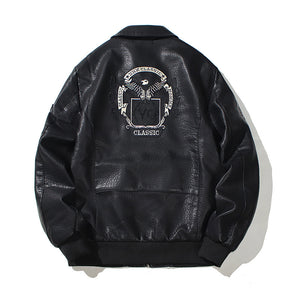 PU Leather Techwear Jacket