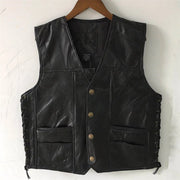 PU Leather Utility Vest